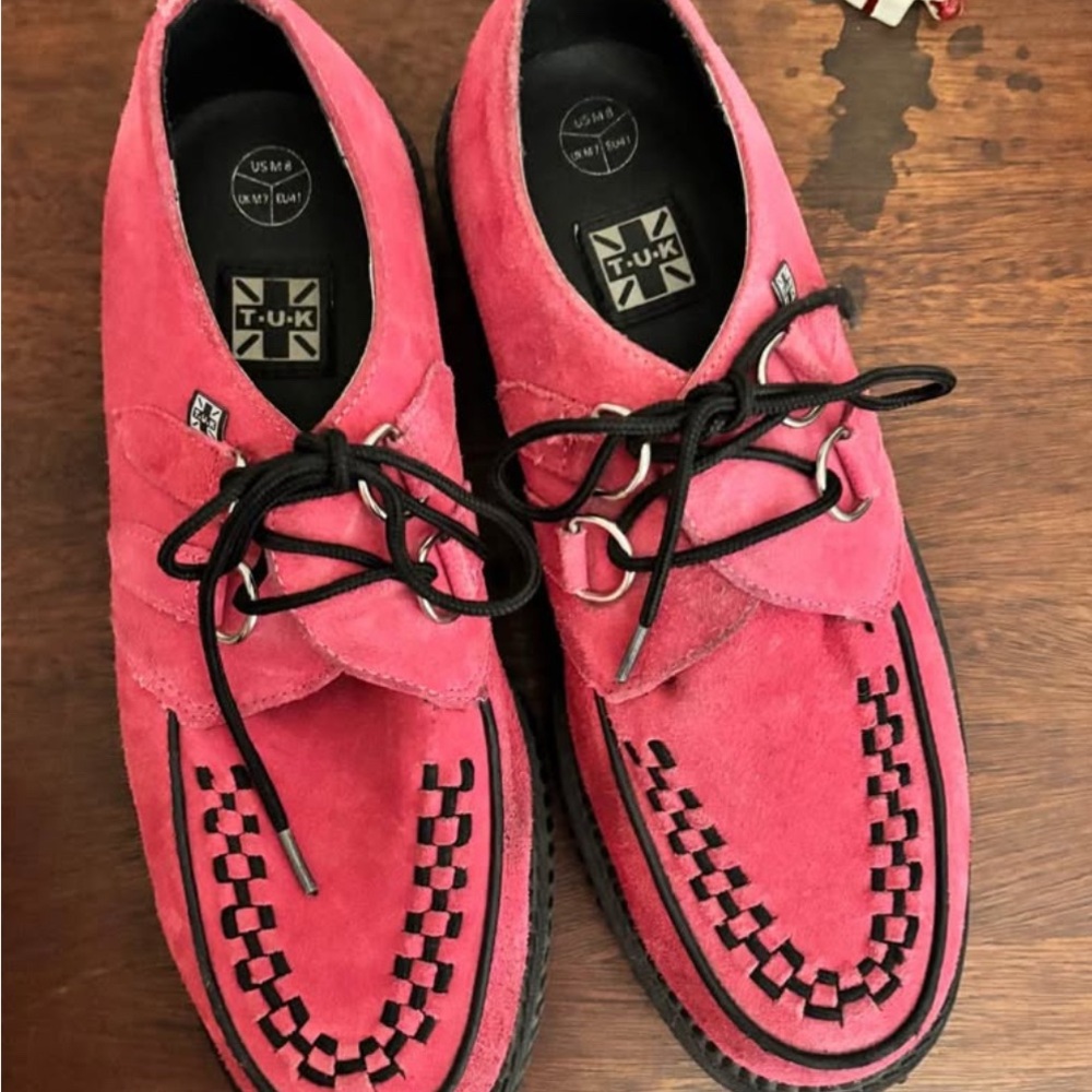 Hot Pink TUK Viva Mondo Creeper Size 41